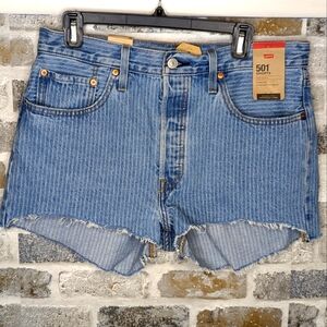 Women's Levi High Waist 501 Shorts - Size 32